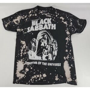 Black Sabbath Symptom Of The Universe L‎ T-shirt Men Large Black Music Band 2017